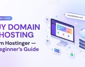 Buying domain and hosting from Hostinger