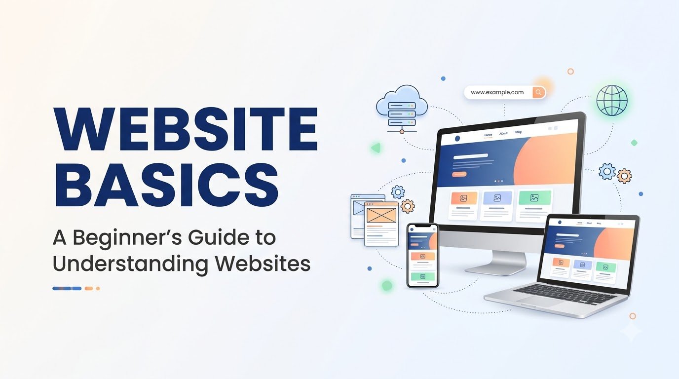Website basics on desktop, laptop, and mobile devices.