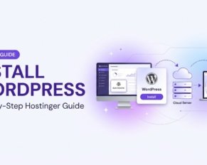 Installing WordPress through Hostinger hosting